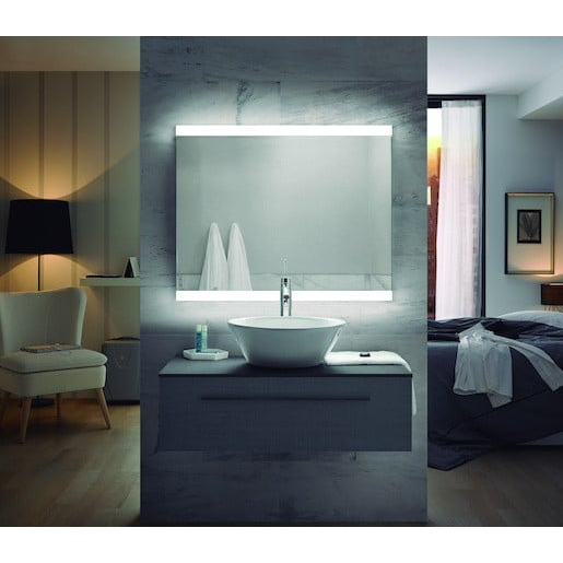 Zrcadlo s LED osvětlením Naturel 100x70 cm EMMA10070 Naturel