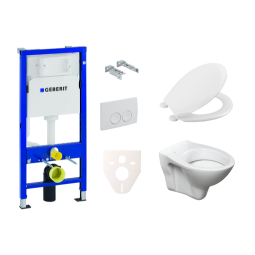 Cenově zvýhodněný závěsný WC set Geberit + WC S-Line S-line Pro 458.103.00.1NR1 S-Line