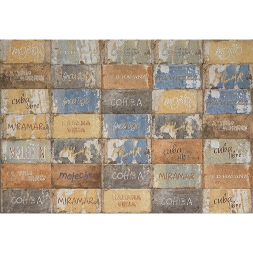 Dlažba Cir Havana cuba libre mix 10x20 cm mat HAV12CLM Cir