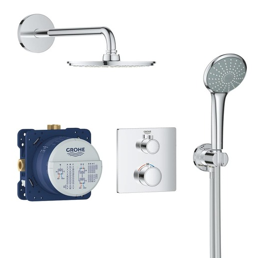 Grohe Grohtherm sprchový systém včetně podomítkového tělesa chrom 34734000 G34734000 Grohe