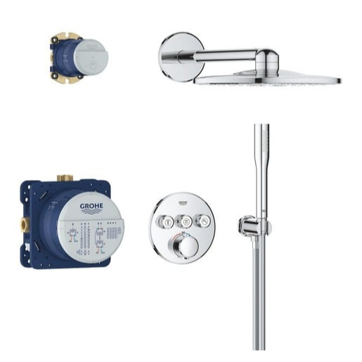 Grohe Precision SmartControl sprchový systém včetně podomítkového tělesa chrom 34874000 G34874000 Grohe