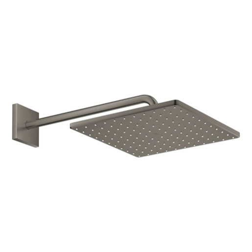 Grohe Rainshower Cube hlavová sprcha na stěnu včetně sprchového ramena kartáčovaný hard graphite 26564al0 G26564AL0 Grohe