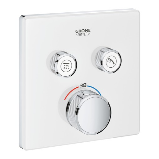 Grohe Smart Control termostat s termostatickou baterií moon white