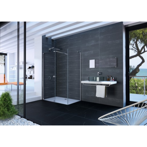 Hüppe Xtensa sprchová zástěna walk-in / dveře 110x90 cm x11090l HUPPEX11090L Hüppe