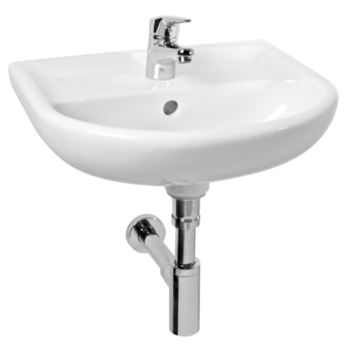 Jika Lyra Plus umývátko 45x37 cm otvor pro baterii uprostřed h8153820001041 1538.2.000.104.1 Jika