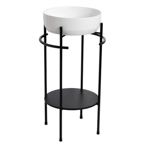 Konstrukce Naturel Round s umyvadlem SATINF3939 KONUROUNDUB Naturel