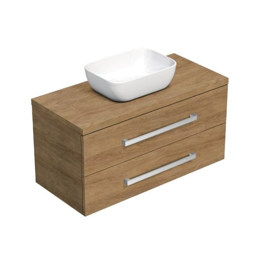 Koupelnová skříňka s krycí deskou SAT Cube Way 100x46