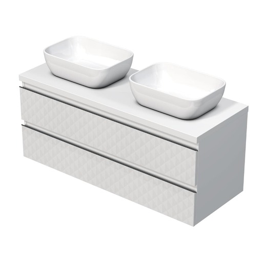 Koupelnová skříňka s krycí deskou SAT Cube Way 120x47