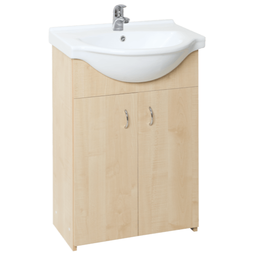Koupelnová skříňka s umyvadlem Multi Simple 55