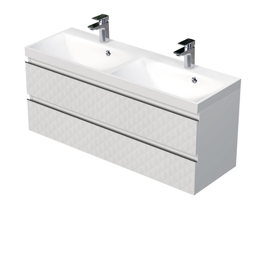 Koupelnová skříňka s umyvadlem SAT Cube Way 120x47