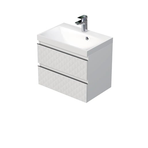 Koupelnová skříňka s umyvadlem SAT Cube Way 60x47
