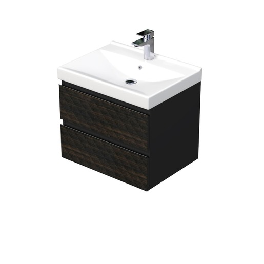 Koupelnová skříňka s umyvadlem SAT Cube Way 60x47