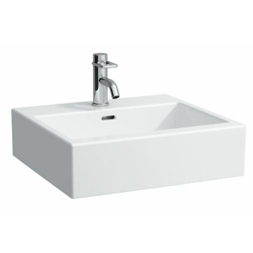 Laufen Living City umyvadlo 50x46 cm otvor pro baterii uprostřed h8174310001041 1743.1.000.104.1 Laufen