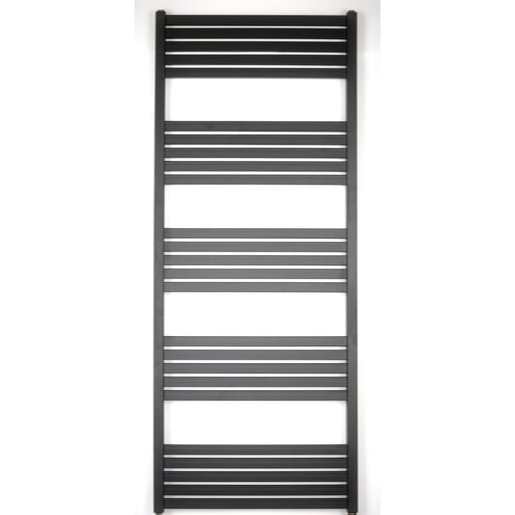 Radiátor kombinovaný SAT KH 150x60 cm černá matná SATRAKH6001500BL SAT
