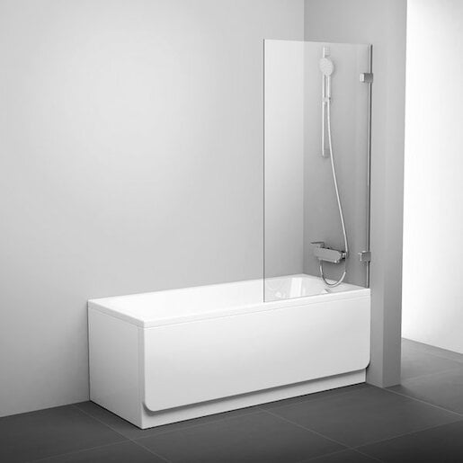 Ravak Brilliant vanová zástěna 150x80 cm chrom 7u840a00z1 BVS180TCR Ravak