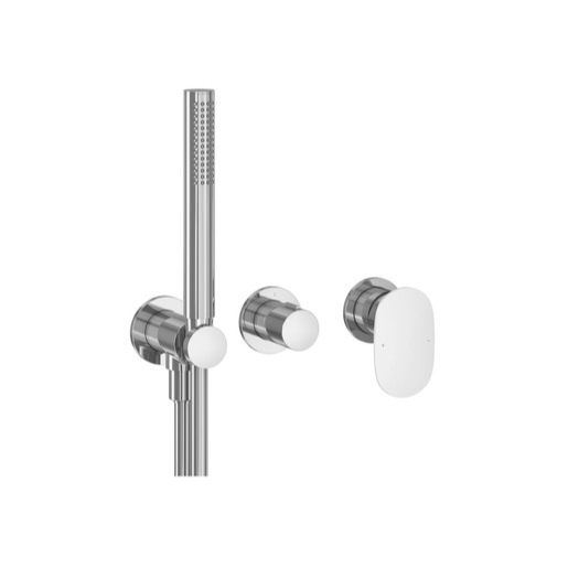 Ravak Spring sprchová a vanová baterie bez podomítkového tělesa chrom X070534 Ravak