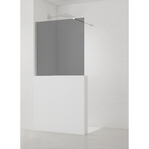 Sprchová zástěna SAT Walk-in 100x100 cm na sníženou příčku SATWIS100KS SAT