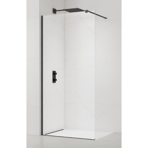 Sprchová zástěna Walk-in 85 cm SAT PVD Gun metal SATBWI85PRGM SAT