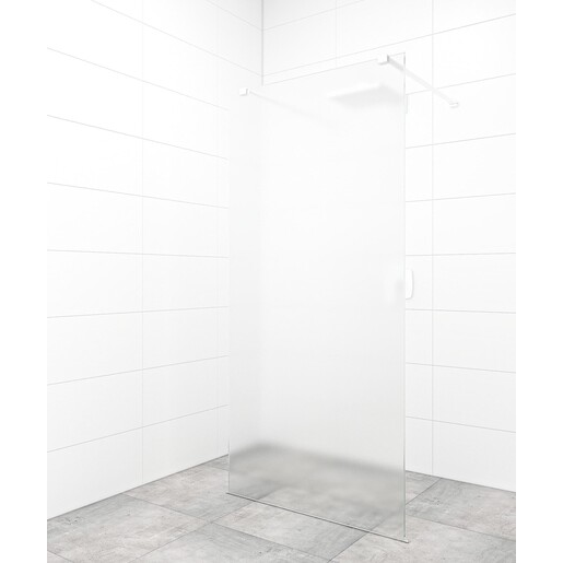 Sprchová zástěna Walk-in 90 cm SAT v barvě profilu bílá SATBWI90MSZAVB SAT