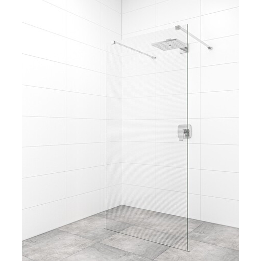 Sprchová zástěna Walk-in 90 cm SAT v barvě profilu chrom SATBWI90MRZAV SAT