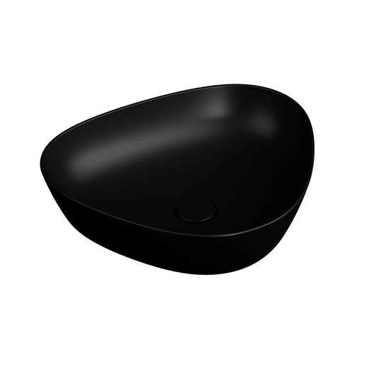 VitrA Plural umyvadlo na desku černá mat bez otvoru na baterii 7812B483-0016 VitrA