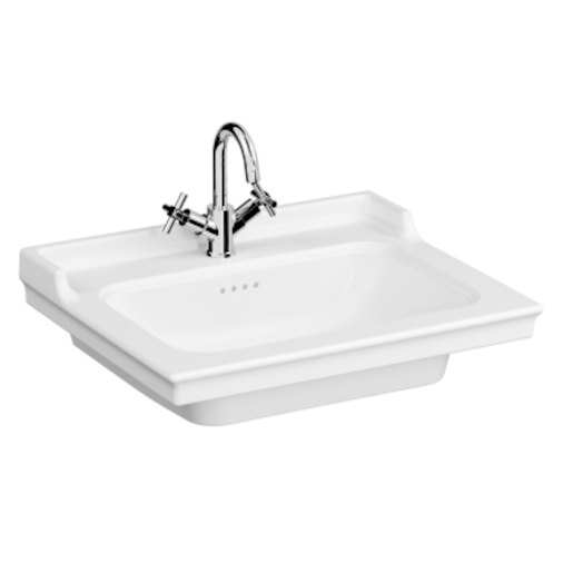VitrA Ricordi umyvadlo 65x53 cm otvor pro baterii uprostřed 7801-003-0001 VitrA