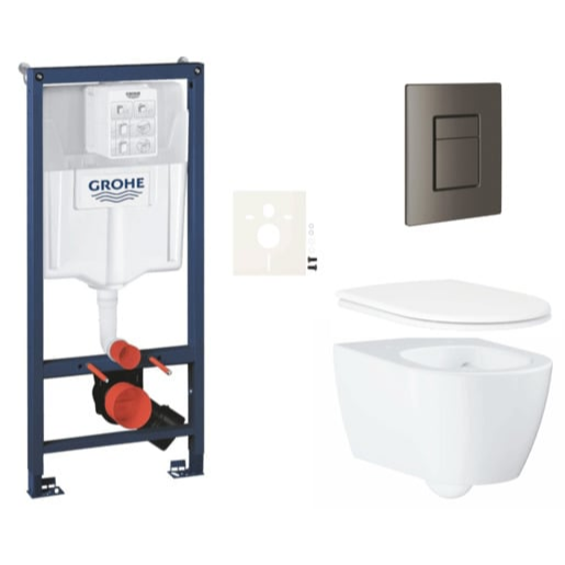 Závěsný wc set do lehkých stěn / předstěnová montáž GROHE Essence SIKOGRSESSCAL0 Grohe