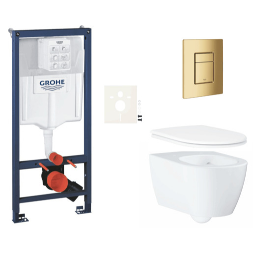 Závěsný wc set do lehkých stěn / předstěnová montáž GROHE Essence SIKOGRSESSCGL0 Grohe