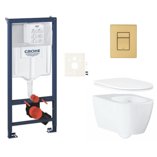 Závěsný wc set do lehkých stěn / předstěnová montáž GROHE Essence SIKOGRSESSCGN0 Grohe