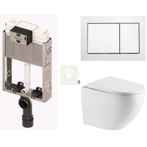 Závěsný wc set k zazdění SAT SIKOTZREX67B SAT