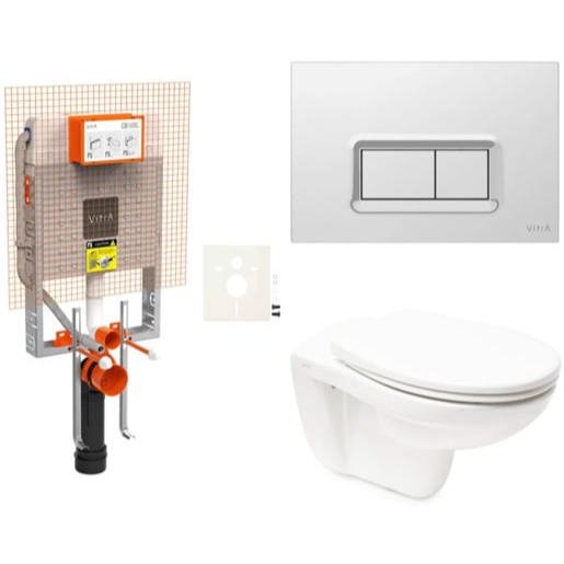 Závěsný wc set k zazdění VitrA Normus SIKOVZNOR54680 SAT