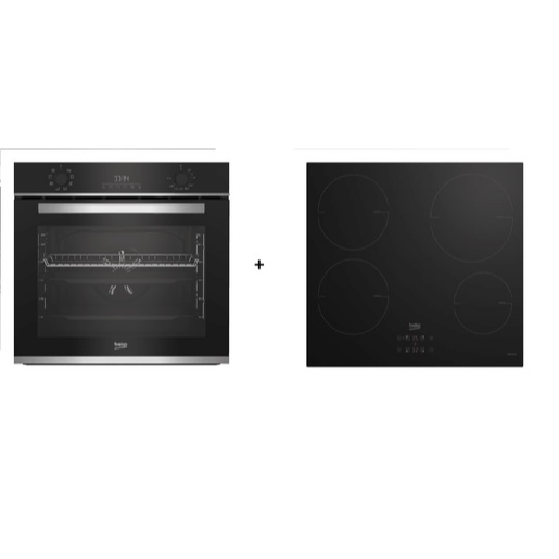 Beko výhodný set spotřebičů trouba BBIM13300X + indukční deska HII64400MT Beko