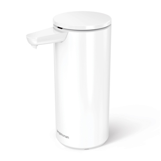Bezdotykový dávkovač mýdla Simplehuman 414 ml dobíjecí bílá ocel SHST1075 Simplehuman
