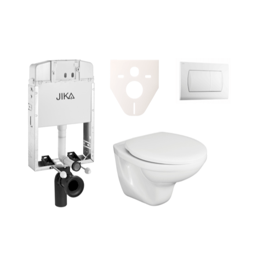 Cenově zvýhodněný závěsný WC set Jika k zazdění + WC Fayans Neo SIKOJJ1 Fayans