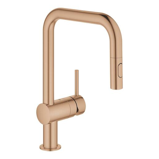 Dřezová baterie GROHE Minta s vytahovací sprškou
