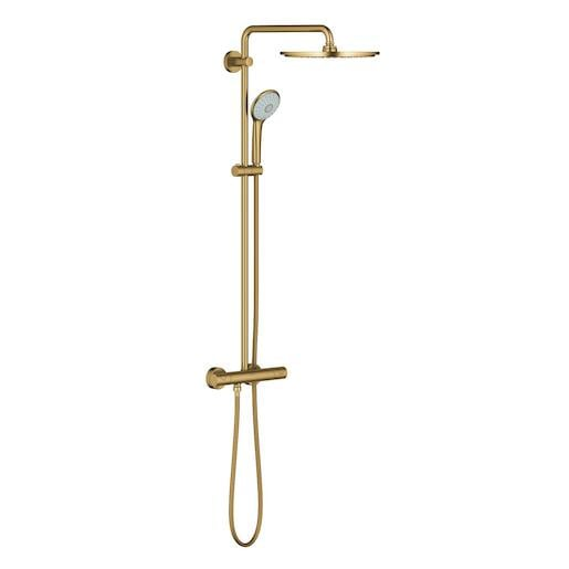 Grohe Euphoria System sprchový systém s termostatickou baterií brushed cool sunrise 26075gn0 G26075GN0 Grohe
