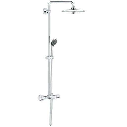 Grohe Vitalio Joy sprchový systém na stěnu s vanovým termostatem chrom 27860001 G27860001 Grohe