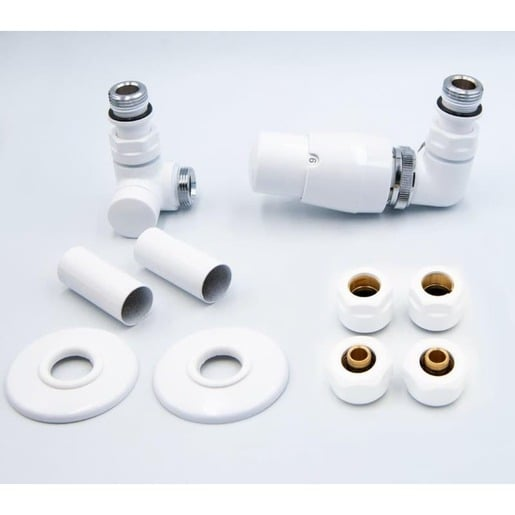 HOPA Classic-Set ventil pro ústřední vytápění bílá VENTILVISIONSETW HOPA