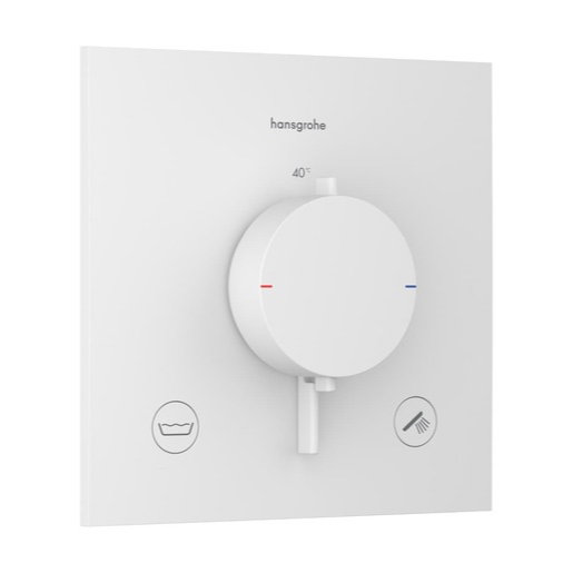 Hansgrohe Ecostat Comfort E sprchová a vanová baterie bez podomítkového tělesa matná bílá 33 716 700 Hansgrohe
