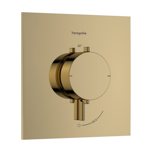 Hansgrohe Ecostat Comfort E sprchová baterie bez podomítkového tělesa leštěný vzhled zlata 33 710 990 Hansgrohe