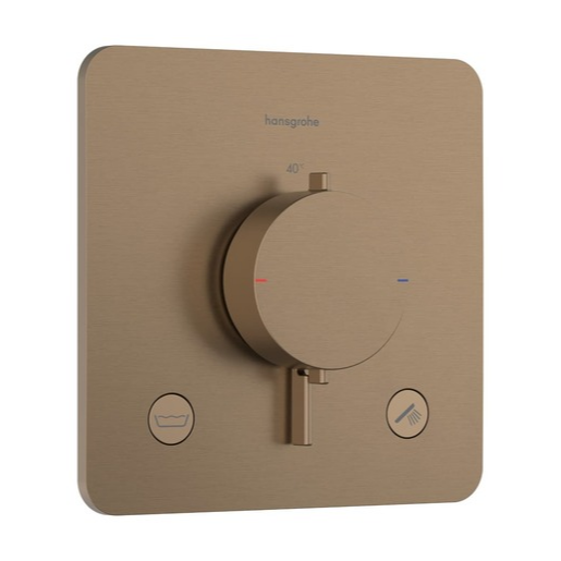 Hansgrohe Ecostat Comfort Q sprchová a vanová baterie bez podomítkového tělesa kartáčovaný bronz 33 717 140 Hansgrohe