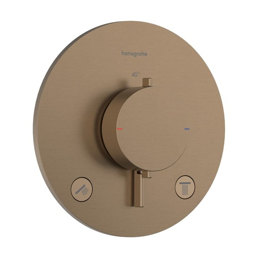 Hansgrohe Ecostat Comfort S sprchová a vanová baterie bez podomítkového tělesa kartáčovaný bronz 33 715 140 Hansgrohe