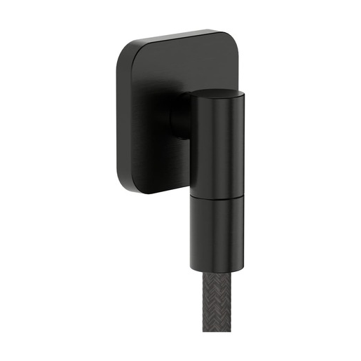 Hansgrohe FixFit Fine Q podomítkový vývod se zpětným ventilem kartáčovaný černý chrom 28 884 340 Hansgrohe