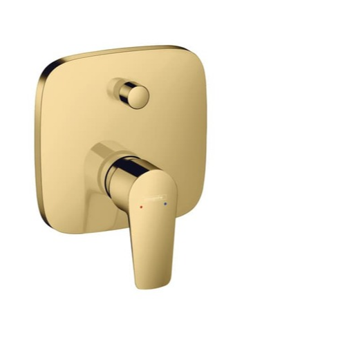 Hansgrohe Talis E sprchová a vanová baterie bez podomítkového tělesa leštěný vzhled zlata 71 745 990 Hansgrohe