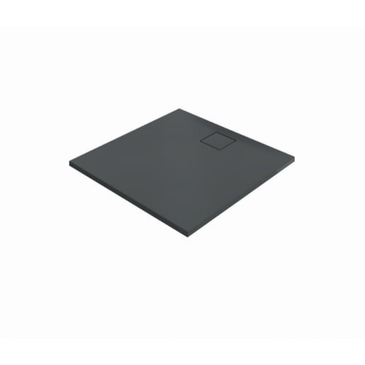Hüppe EasyFlat sprchová vanička čtvercová 100x100 cm litý mramor antracitová matná EF0102.128 Hüppe