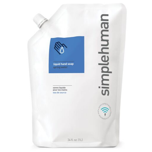 Hydratační tekuté mýdlo Simplehuman 1 l náhradní náplň s vůní spring water SHCT1021 Simplehuman