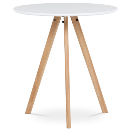 Jídelní stůl Autronic 70x75 cm bílý MDF mat DT-320 WT Autronic