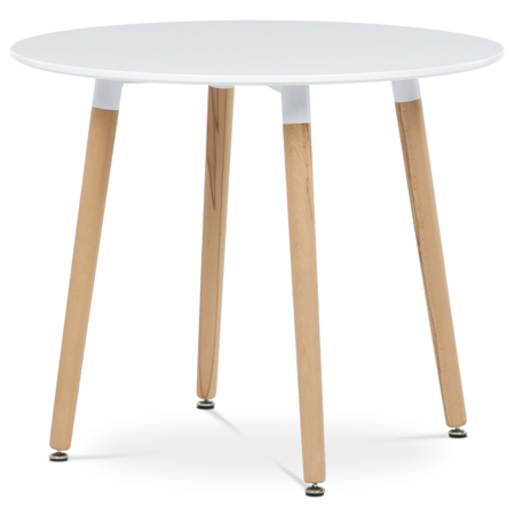Jídelní stůl Autronic 90x74 cm bílý mat DT-306 WT Autronic
