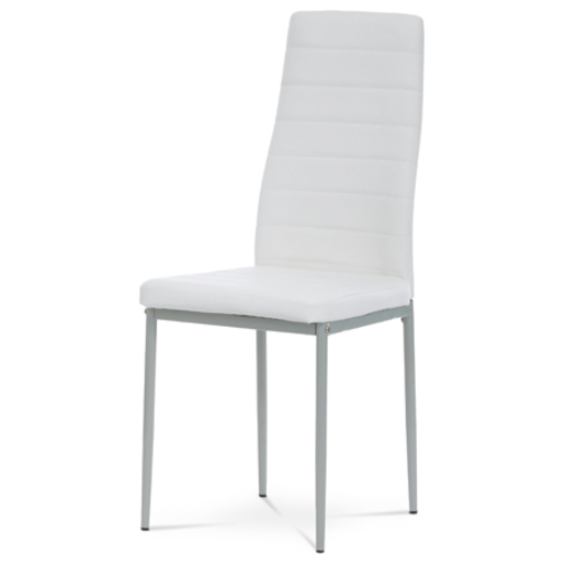 Jídelní židle Autronic bílá Ekokůže DCL-377 WT Autronic