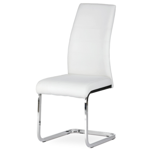 Jídelní židle Autronic bílá Ekokůže DCL-408 WT Autronic